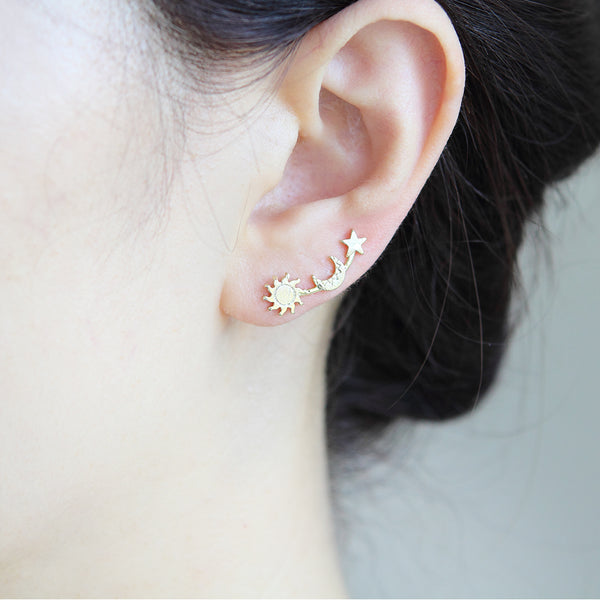 Sun, Moon and Star Ear Climber – LAONATO