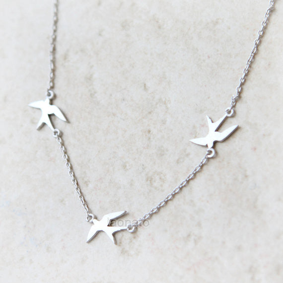 Little clearance bird necklace