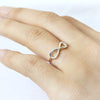 Personalized Infinity Ring in 925 sterling silver