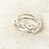 Personalized Infinity Ring in 925 sterling silver