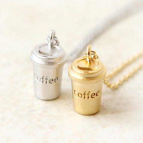 Shop DICOSMETIC 12Pcs 2 Styles Cup Pendants Mini Coffee Cup Charms Word  Coffee Pendants Golden 3D Coffee Cup Charms 18K Gold Plated Brass Coffee  Charms for Jewelry Crafts Making for Jewelry Making 